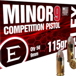 Eley Minor 9 Competition 9mm - 115gr Fmj 50rd 20bx-cs