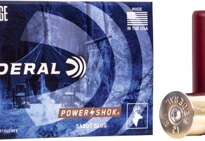 Federal Power Shok 12ga 2.75" - 1oz Sabot 5rd 50bx-cs