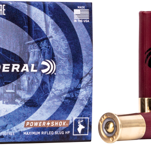 Federal Power-shok 410 2.5" - 1-4oz Rifled Slug 5rd 50bx-cs
