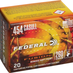 Federal Fusion 454 Casull - 260gr Fusion 20rd 10bx-cs