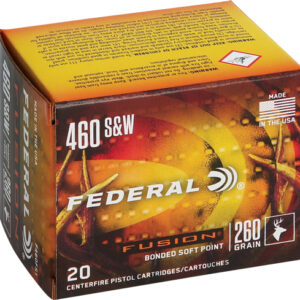 Federal Fusion 460 Sw Mag - 260gr Fusion 20rd 10bx-cs