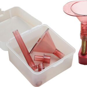Mtm Powder Funnel Kit 17 To - 500 S&w Clear Red