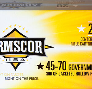 Armscor 45-70 Gov 300gr Jhp - 20rd 10bx-cs