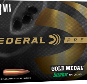 Federal Gold Medal 308 Win - 168gr Matchking 20rd 10bx-cs