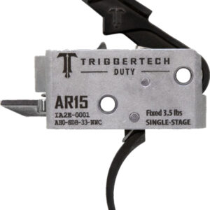 Triggertech Ar-15 Single Stage - Black Duty Curved 3.5lb