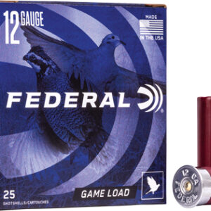 Federal Game Load 12ga 2.75" - 1oz #6 25rd 10bx-cs