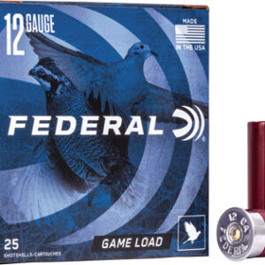 Federal Game Load 12ga 2.75" - 1oz #7.5 25rd 10bx-cs