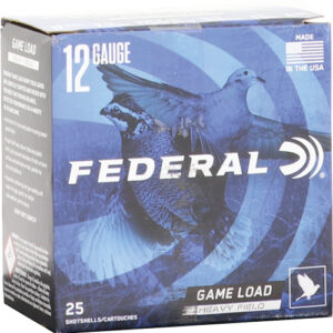 Federal Game Shok 12ga 2.75" - 1-1-8oz #4 25rd 10bx-cs