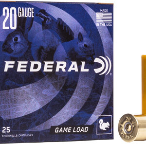 Federal Game Load 20ga 2.75" - 7-8oz #6 1210fps 250rd Case