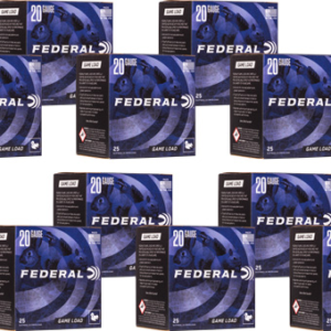 Federal Game Load 20ga 2.75" - 7-8oz #7.5 1210fps Case Lot