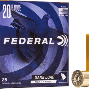 Federal Game Load 20ga 2.75" - 1oz #7.5 250rd Case Lot