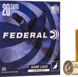 Federal Game Load 20ga 2.75" - 1oz #5 25rd 10bx-cs