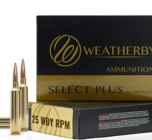 Weatherby Ammo 25 Wby Rpm - 117gr Hornady Sst 20rd 10bx-cs