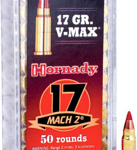 Hornady 17 Mach2 17gr V-max - 50rd 100bx-cs