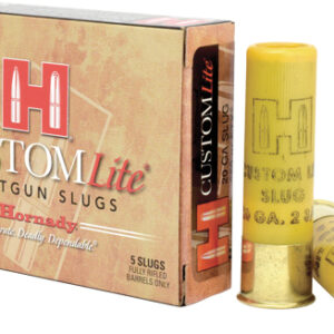Hornady Custom Lite 20ga 2.75" - 250gr Sabot Slug 5rd 20bx-cs