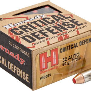 Hornady Critical Defense - 32 Acp 90gr Ftx 25rd 10bx-cs