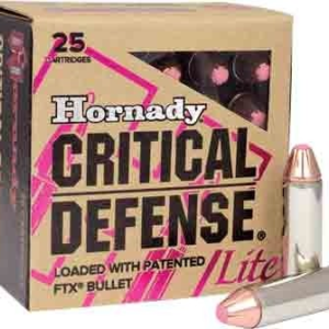 Hornady Critical Defense Lite - 38 Special 90gr Ftx 25rd 10b-c