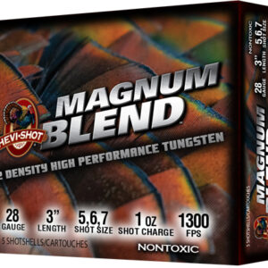 Hevi-shot Magnum Blend 28ga - 3" 1oz #567 5rd 10bx-cs
