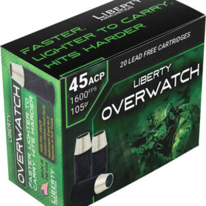 Liberty Overwatch 45 Acp - 105gr Hp 20rd 10bx-cs
