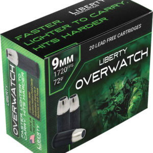 Liberty Overwatch 9mm Luger - 72gr Hp 20rd 10bx-cs