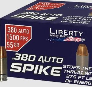 Liberty Spike 380 Acp 55gr - Coppr Hp 20rd 50bx-cs
