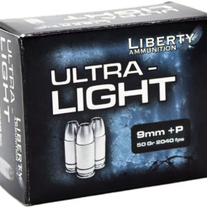 Liberty Ultra Light 9mm +p - 9mm Luger 50gr Hp 20rd 50bx-cs