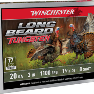 Winchester Long Beard Ts17 - 20ga 3" 1-9-16oz #8 5rd 10bx-c