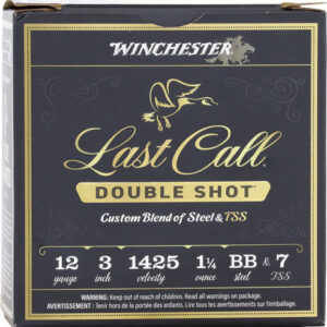 Winchester Last Call 12ga 3" - 1-1-4oz #bb & #7 25rd 10bx-cs