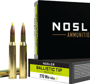 Nosler 270 Win 140gr - Ballistic Tip 20rd 10bx-cs