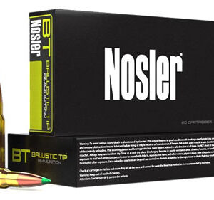Nosler Bt 308 Win 165gr - Ballistic Tip 20rd 10bx-cs