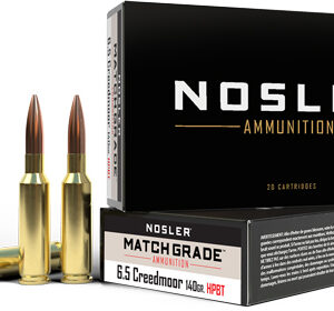 Nosler Match 6.5 Cm 140gr - Custom Comp Hpbt 20rd 10bx-cs
