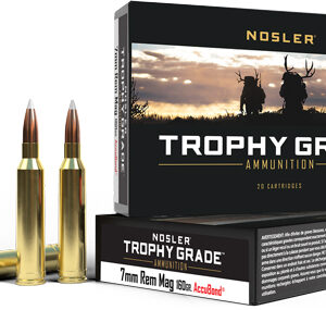 Nosler Trophy Grade 7mm Rem - Mag 160gr Acubond 20rd 10bx-cs