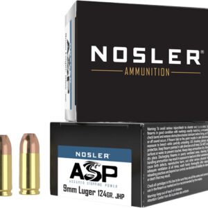 Nosler 9mm 124gr Asp Jhp - 20rd 10bx-cs