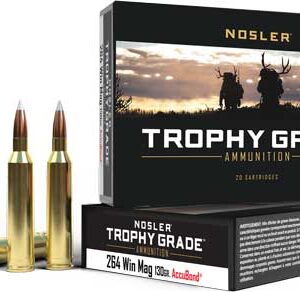 Nosler Trophy Grade 264 Win - Mag 130gr Accubond 20rd 10bx-c