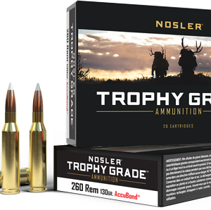Nosler Trophy Grade 260 Rem - 130gr Accubond 20rd 10bx-cs