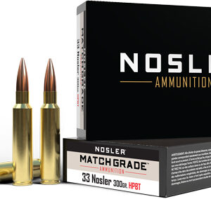 Nosler Match Grade 33 Nosler - 300gr Custom Hpbt 20rd 10bx-c<