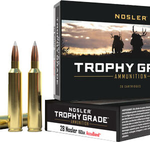 Nosler Trophy Grade 28 Nosler - 160gr Accubond 20rd 10bx-cs