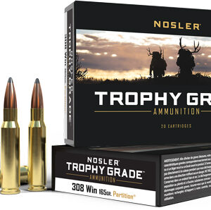 Nosler Trophy Grade 308 Win - 165gr Partition 20rd 10bx-cs