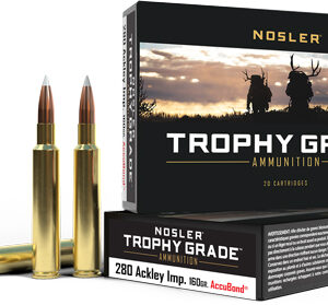 Nosler Trophy 280 Ack Imp - 160gr Accubond 20rd 10bx-cs