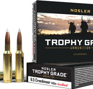 Nosler Trophy Grade 6.5 Cm - 140gr Accubond 20rd 10bx-cs