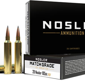 Nosler Match Grade 28 Nosler - 185gr Rdf Hpbt 20rd 10bx-cs !