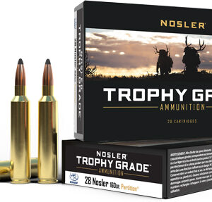 Nosler Trophy Grade 28 Nosler - 160gr Partition 20rd 10bx-cs