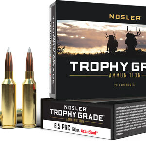 Nosler Trophy Grade 6.5 Prc - 140gr Accubond Tip 20rd 10bx-c