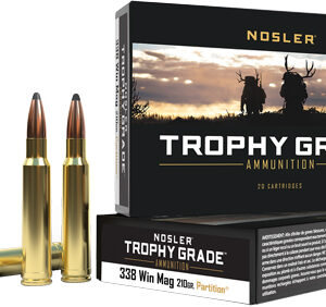 Nosler Trophy Grade 338 Win - Mag 210gr Accubond 20rd 10bx-c