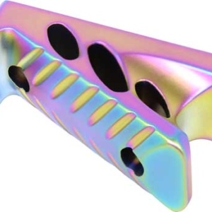 Guntec Ar15 Micro Angle Grip - Rainbow Pvd Coated!