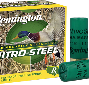Remington Nitro-steel 12ga 3" - 1-1-4oz #4 1450fps 25rd 10bx-c