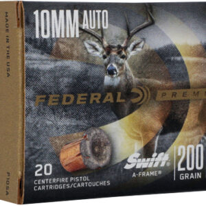 Federal 10mm 200gr A-frame Jhp - 20rd 10bx-cs