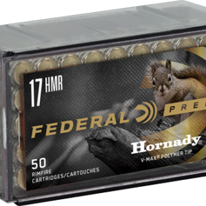Federal 17hmr 17gr V-max - 2530fps 50rd 60bx-cs