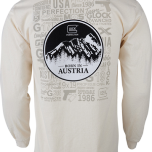 Glock Oem Born In Austria Long - Sleeve Shirt Tan Large