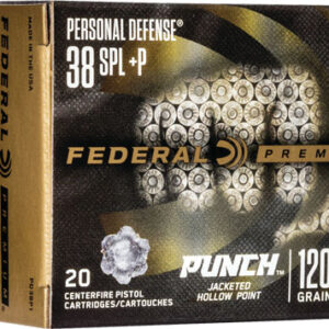 Federal Punch 38 Special +p - 120gr Jhp 20rd 10bx-cs
